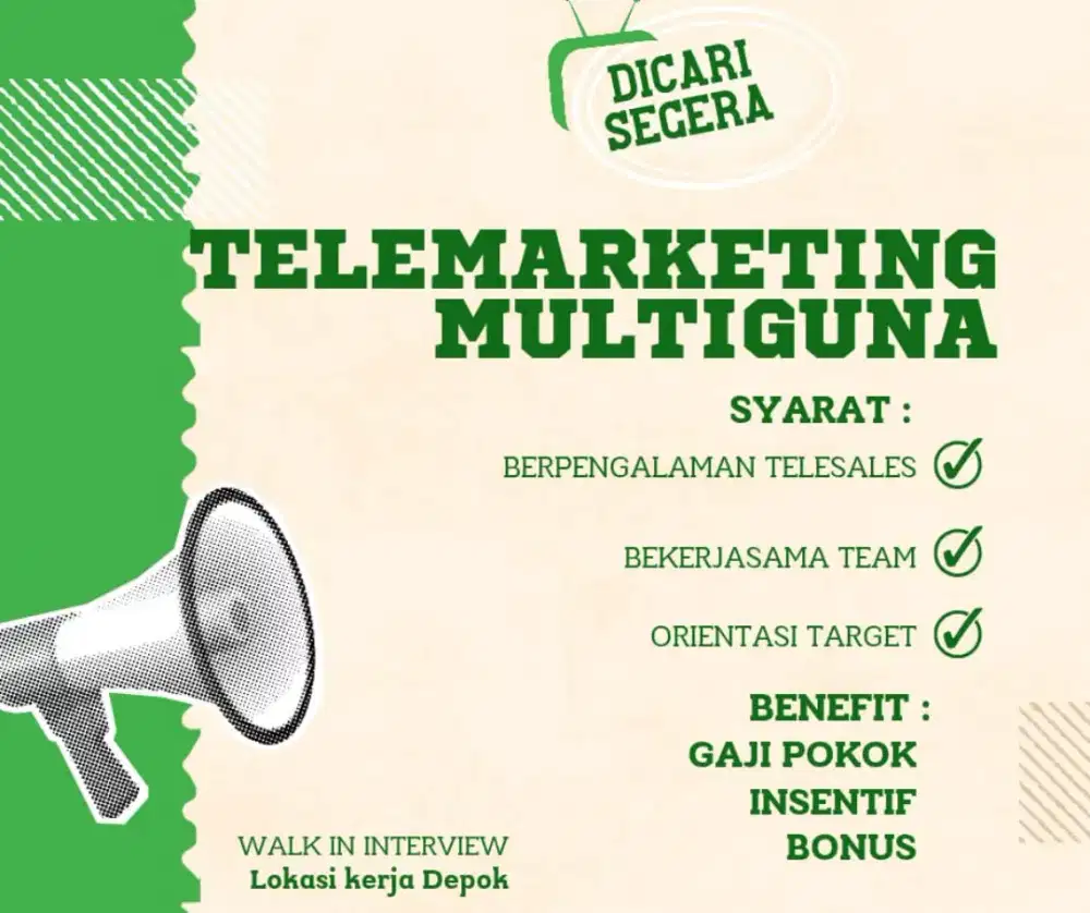 Telemarketing multiguna