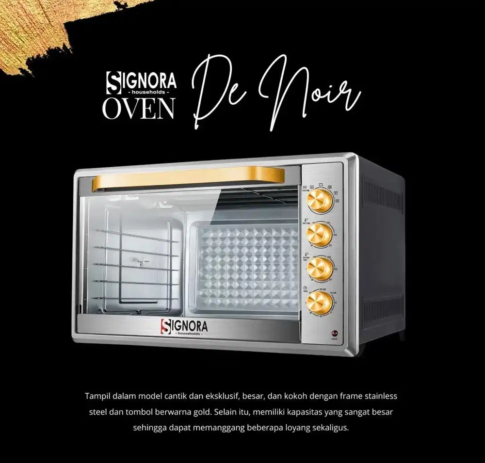 Oven De Noir Signora - Shallow Pot 24