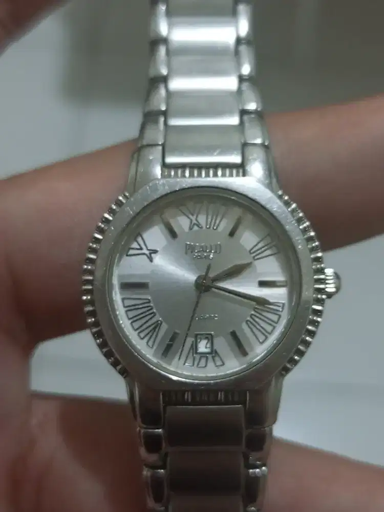 Jam tangan picallo original (no dus/box) + (gratis jam tangan alba)