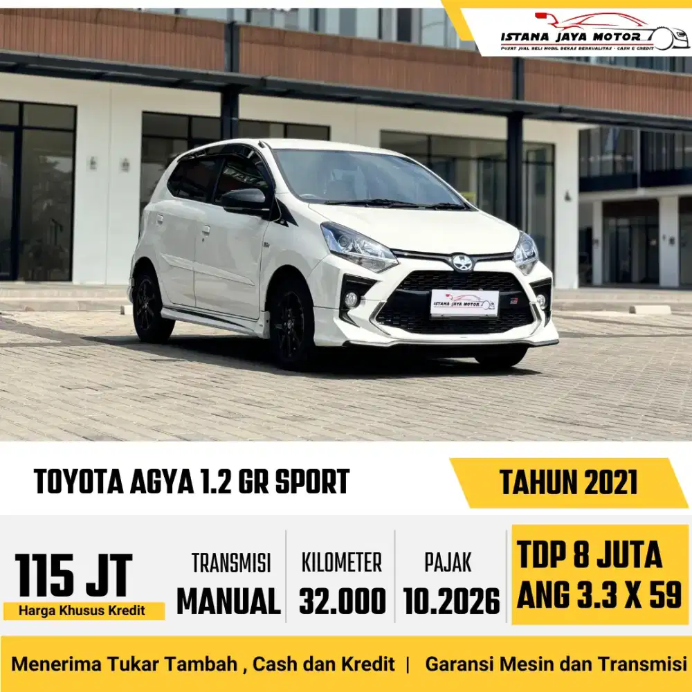 Toyota Agya 1.2 GR Sport MT 2021