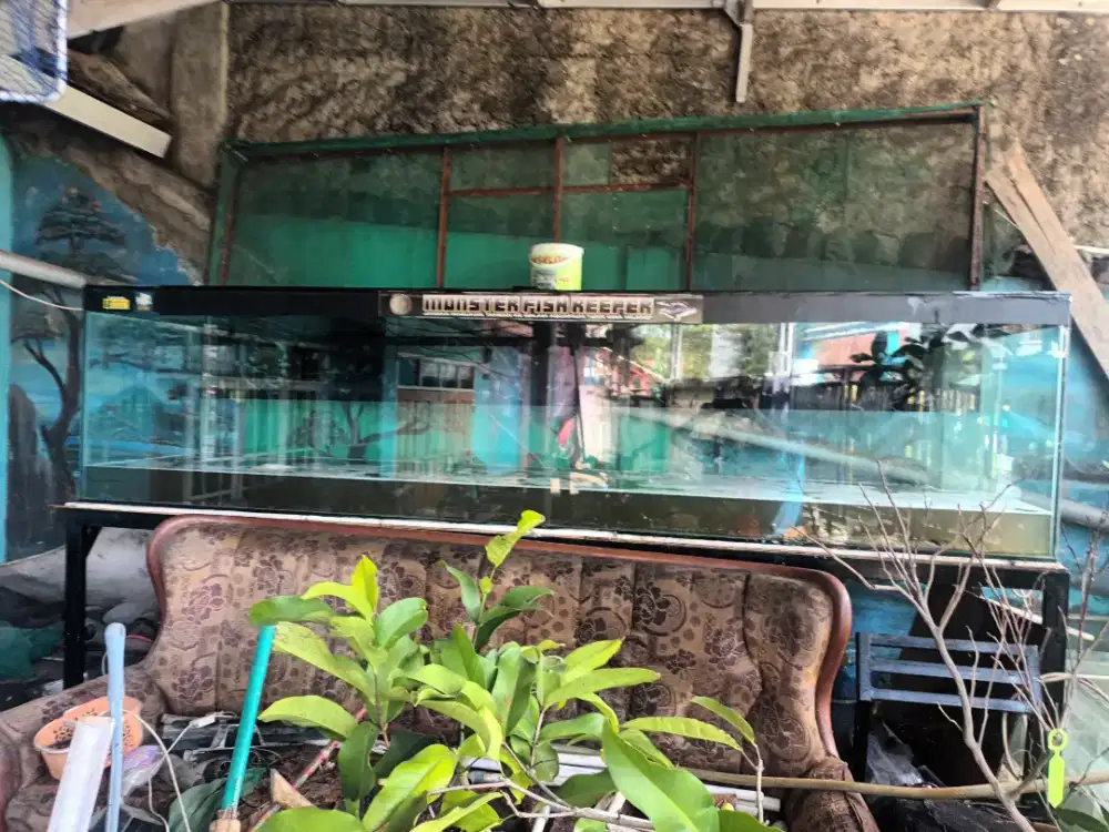 Aquarium ukuran 300x70x70 Kaca 12ml Temper