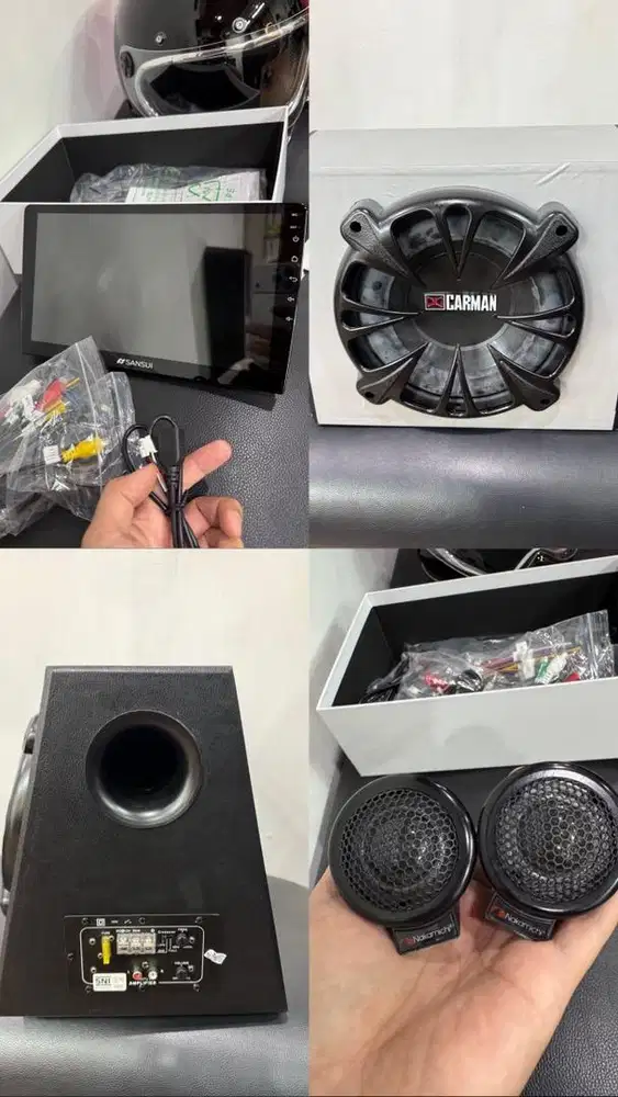 Paketan audio dan head unit + twiter