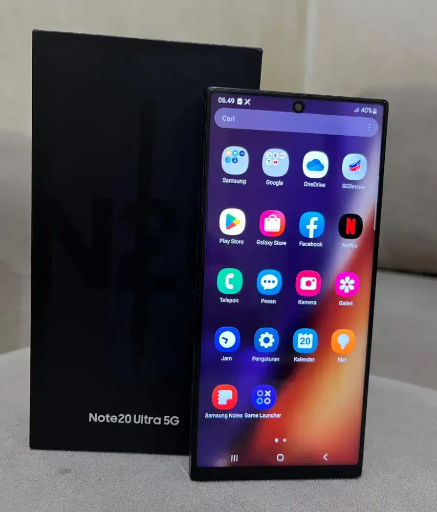 Samsung galaxy note 20 ultra 5G 
12/256 
Ex sein