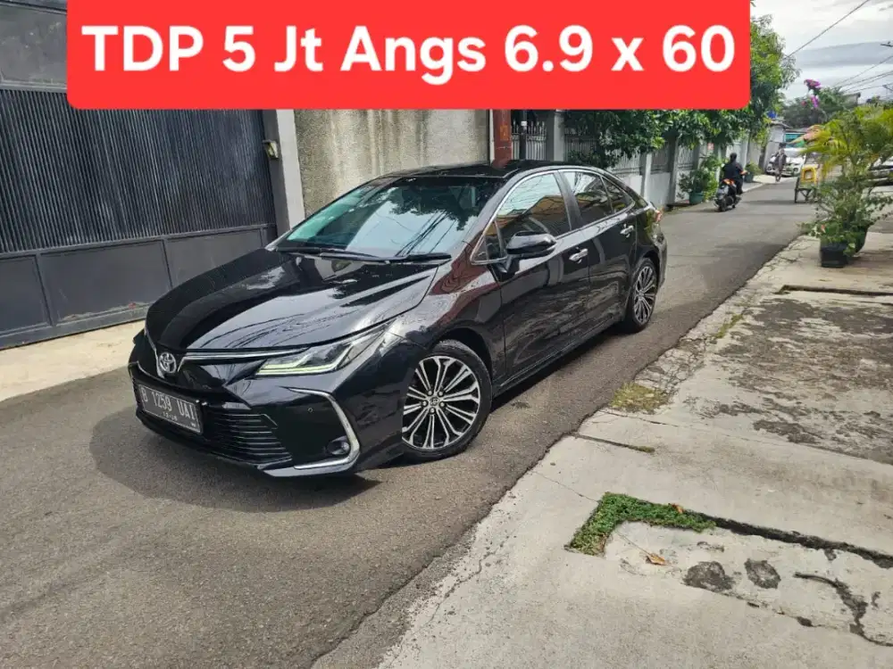 TDP 5 Jt Angs Termurah All New Corolla Altis V 2021 Matic Hitam Low Km