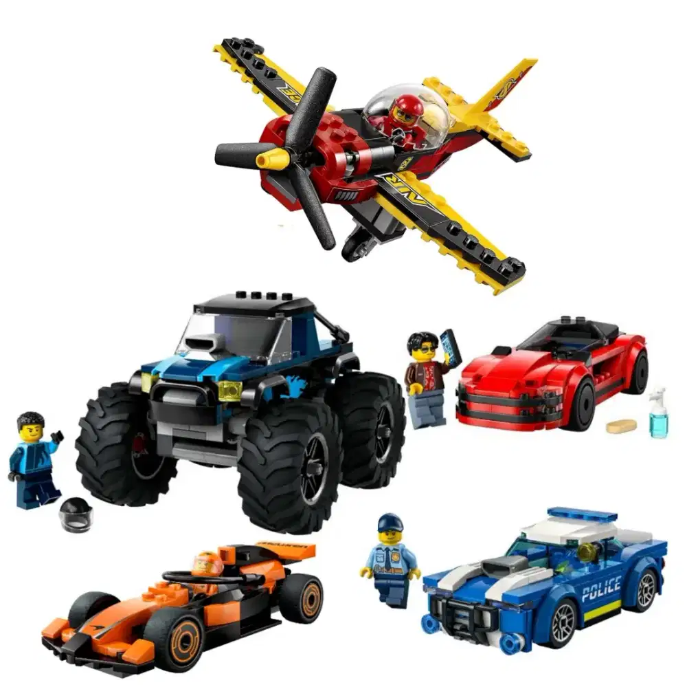 Lego city mobil dan pesawat per pcs bukan paket