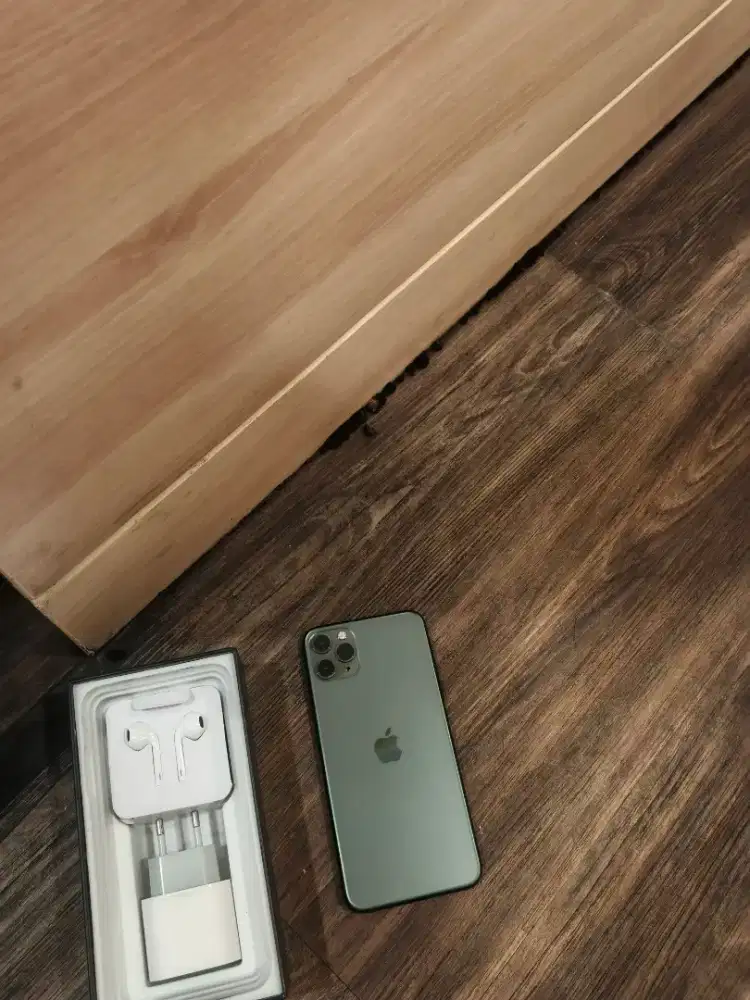 iphone 11 pro max 256gb murmer green apple