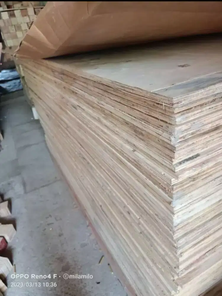 Jual triplek bekas 9mm utuh Uk.120x240