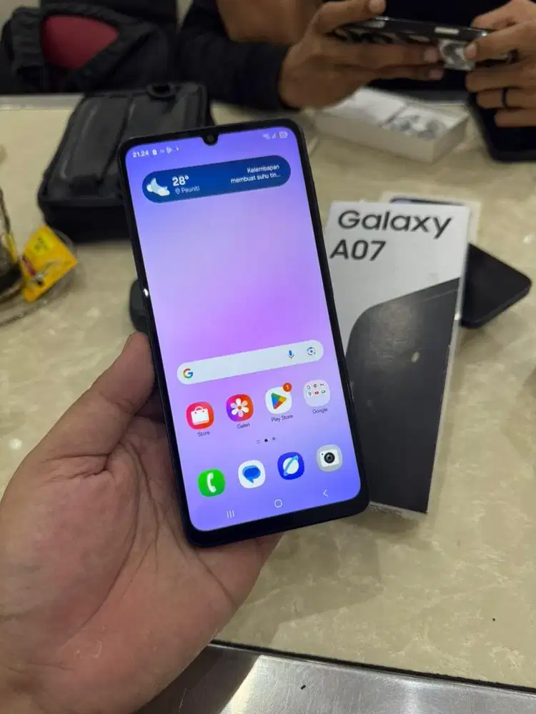samsung A07 8+8/256gb lengkap
