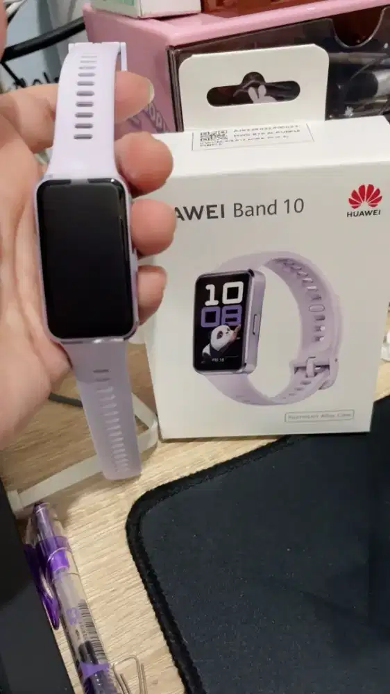 Huawei band 10 ungu