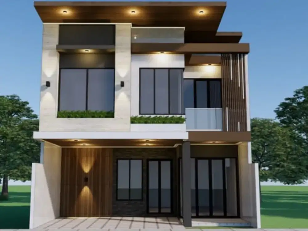 Dijual 2 unit HUNIAN mewah, proses bangun dalam perumahan