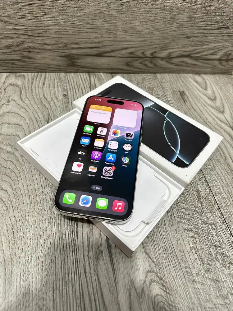 Iphone 16 Pro 128gb White IBOX Garansi On April 2026
