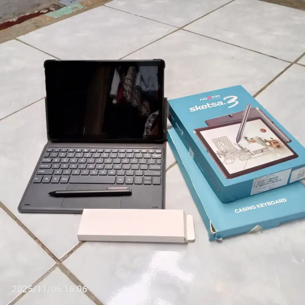 Tablet Advan Sketsa 3 6/128 GB Fullset+Keyboard+Spen