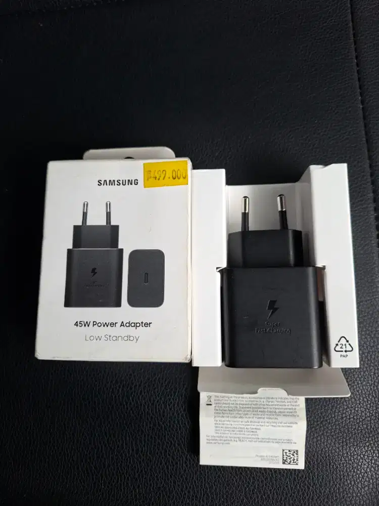 Adapter fastcharging samsung 45 watt original