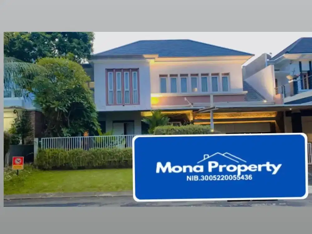Rumah Mewah Full Furnished Dijual Murah Boulevard Kota Wisata