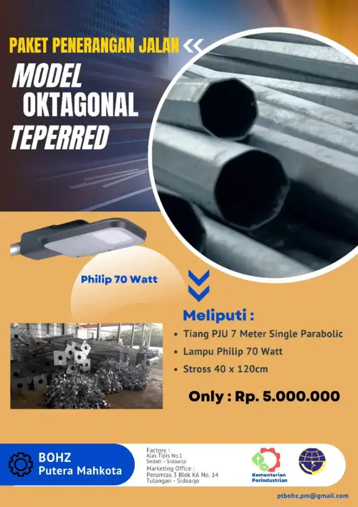 Paket PJU ( Penerangan Jalan Umum ) Murah !!!