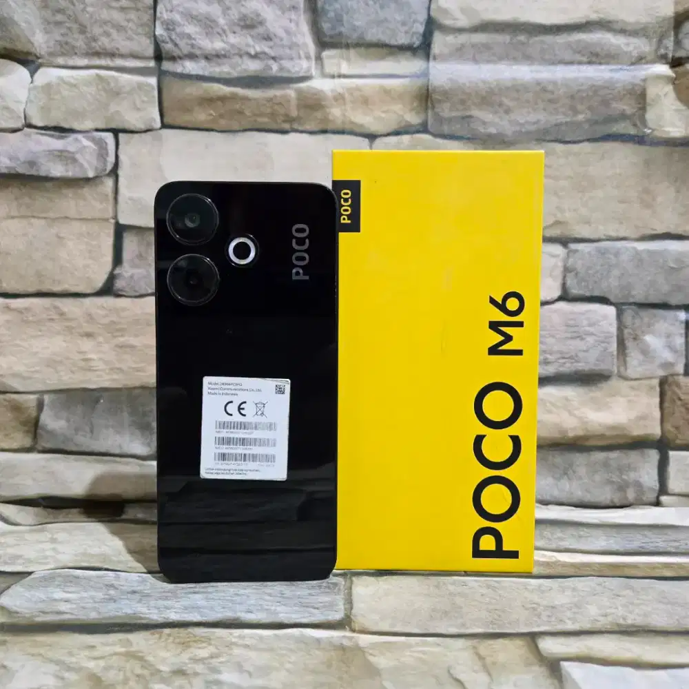 Poco M6 4G 8/256 Fulset segel mulus 98%