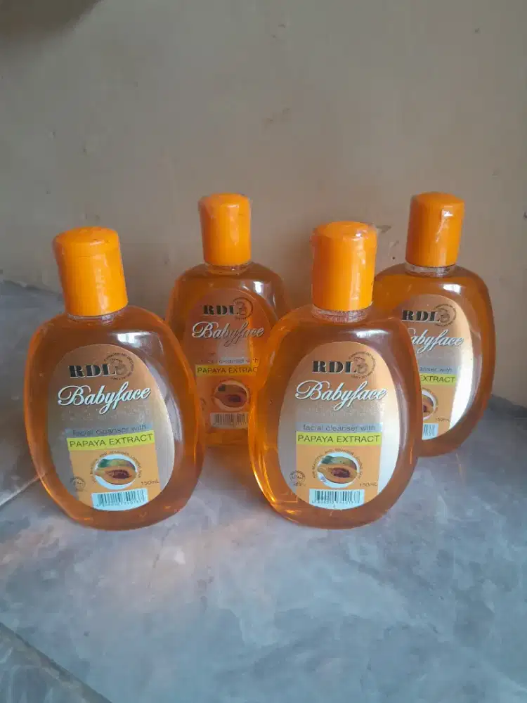 borongan take all RDL facial cleanser dan sunblok cream