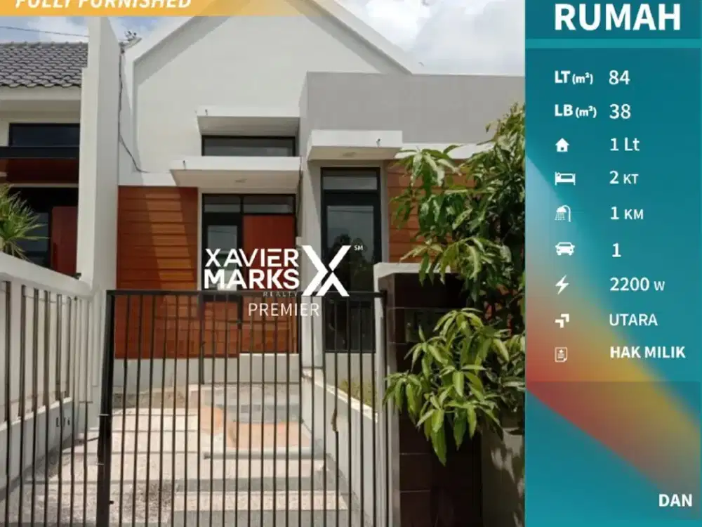 Dijual Rumah Minimalis Full Furnished Di Riverfront Malang(OLX572)