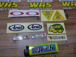 stiker logo reflektive skotlite Sticker cutting tulisan nyala motor