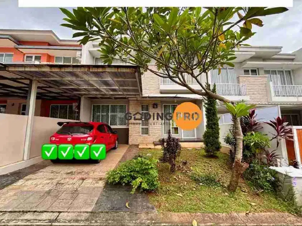 Jual Cepat Rumah Cantik Siap Huni Cluster Favorite. Cibubur Country Cikeas.
