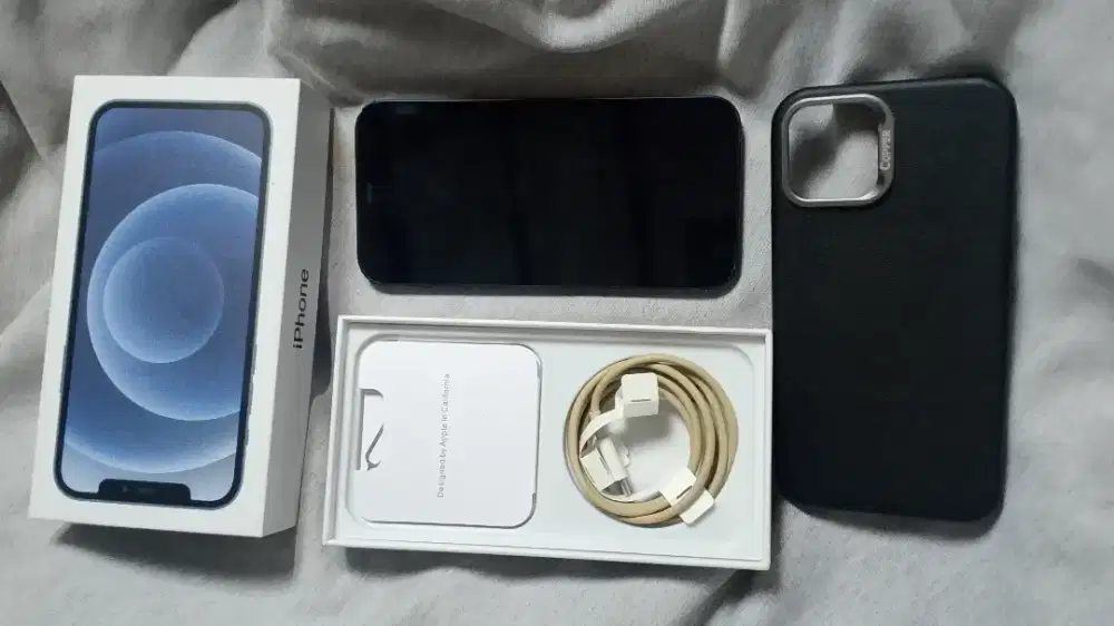 iPhone 12 Black 256GB Second Bekas