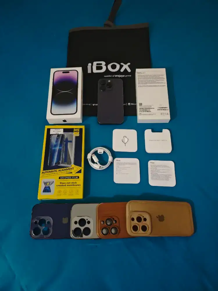 Iphone 14 Pro 128gb IBOX Resmi Fullset lengkap original mulus terawat