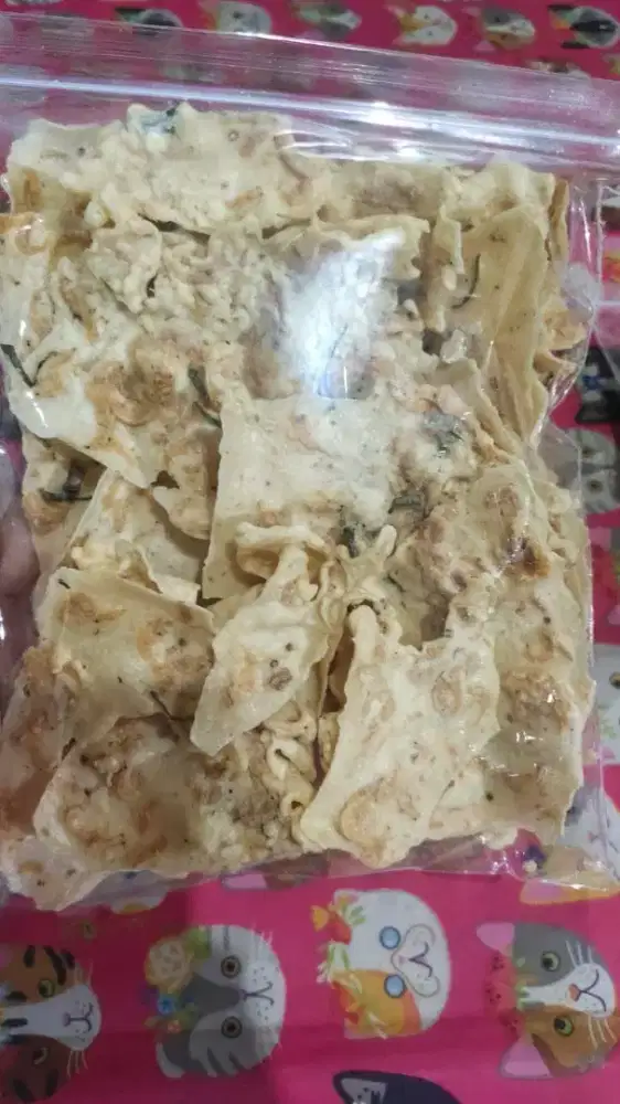 Peyek homemade enak