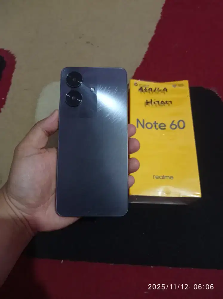 BISMILLAH REALME NOTE 60 RAM 4/64 FULSET NOMINES