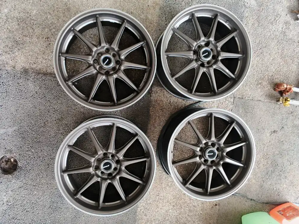 Velg 18inch bronze , 2 Pcd (4x100 - 4x114.3)