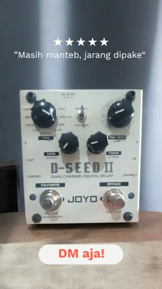 JOYO D-SEED II Dual Channel Digital Delay