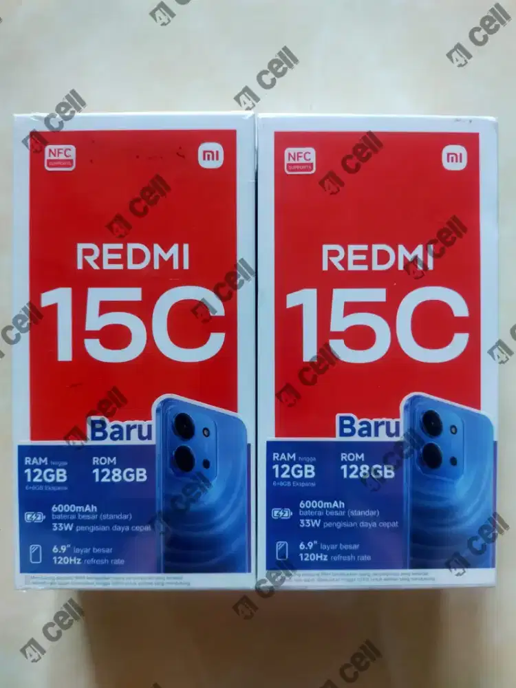 Redmi 15C ram 6/128 100% baru Termurah