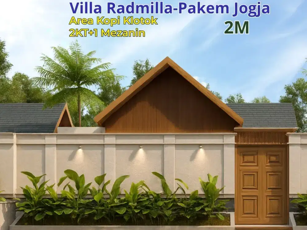 Dijual Villa Umbulmartani Jogja, Cocok Liburan 109m² Mezanin