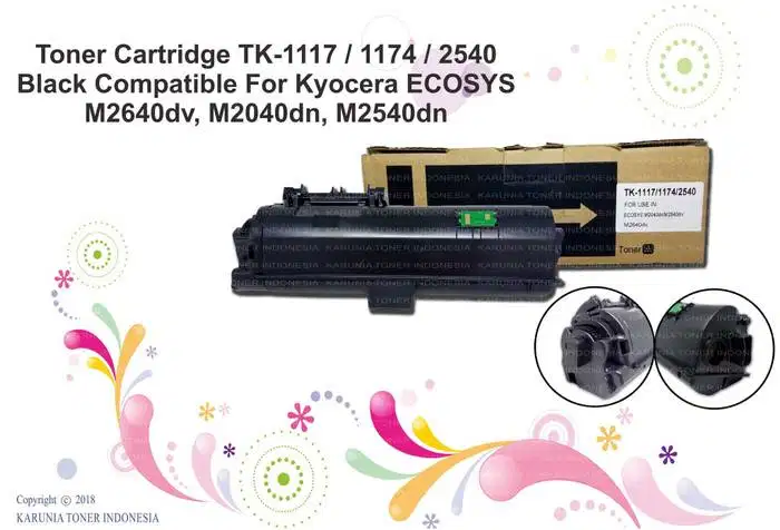 Cartridge Compatible TK-1117 1174 For Kyocera M2640dv M2040dn M2540dn