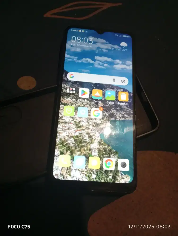 xiomi redmi 9a ram 3/32 blak