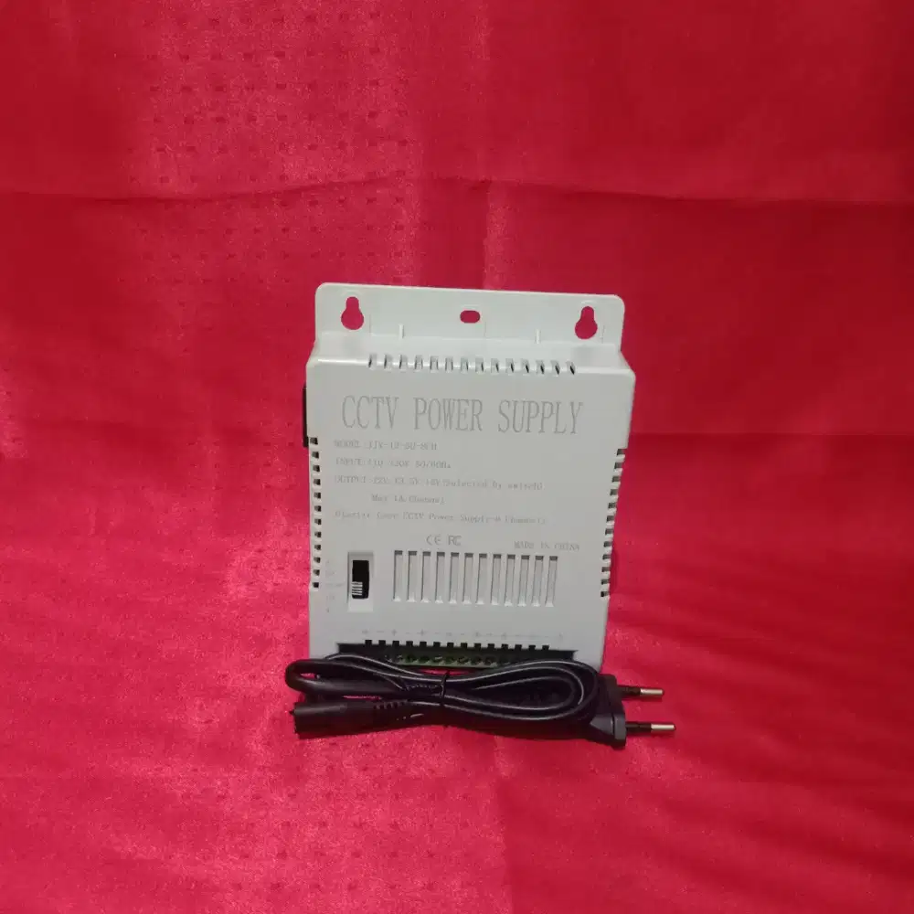 Dijual CCTV Power Supply 8 Channel 12V – Output Stabil 1A per Channel