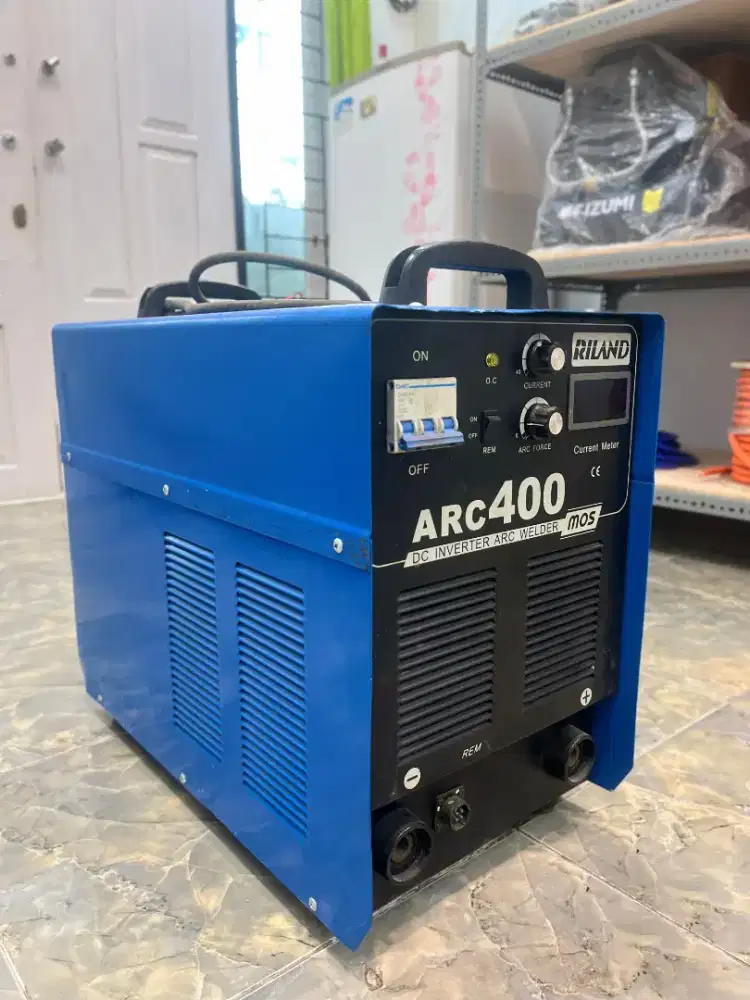 MESIN LAS BEKAS MMA 400A RILAND BEKAS 3 PHASE SMAW LISTRIK INVERTER