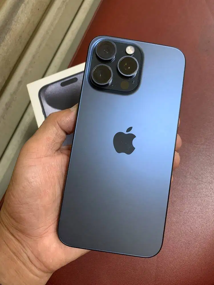 iPhone 15 Pro Max 256gb iBox Blue Titanium Fullset ORI