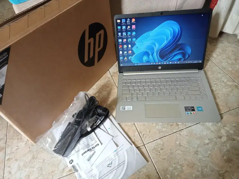 Jual FULSET LAPTOP HP 14s(N4500/Ram 8GB/SSD 256GB/14inch/Win 11 ORI