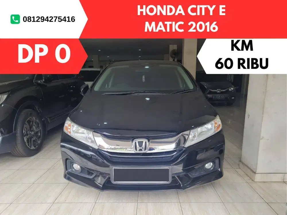 DP 0 Honda City E MATIC 2016