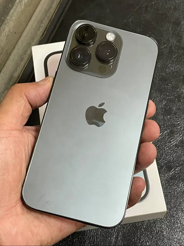 iPhone 14 Pro 256gb iBox Space Black Fullset ORI