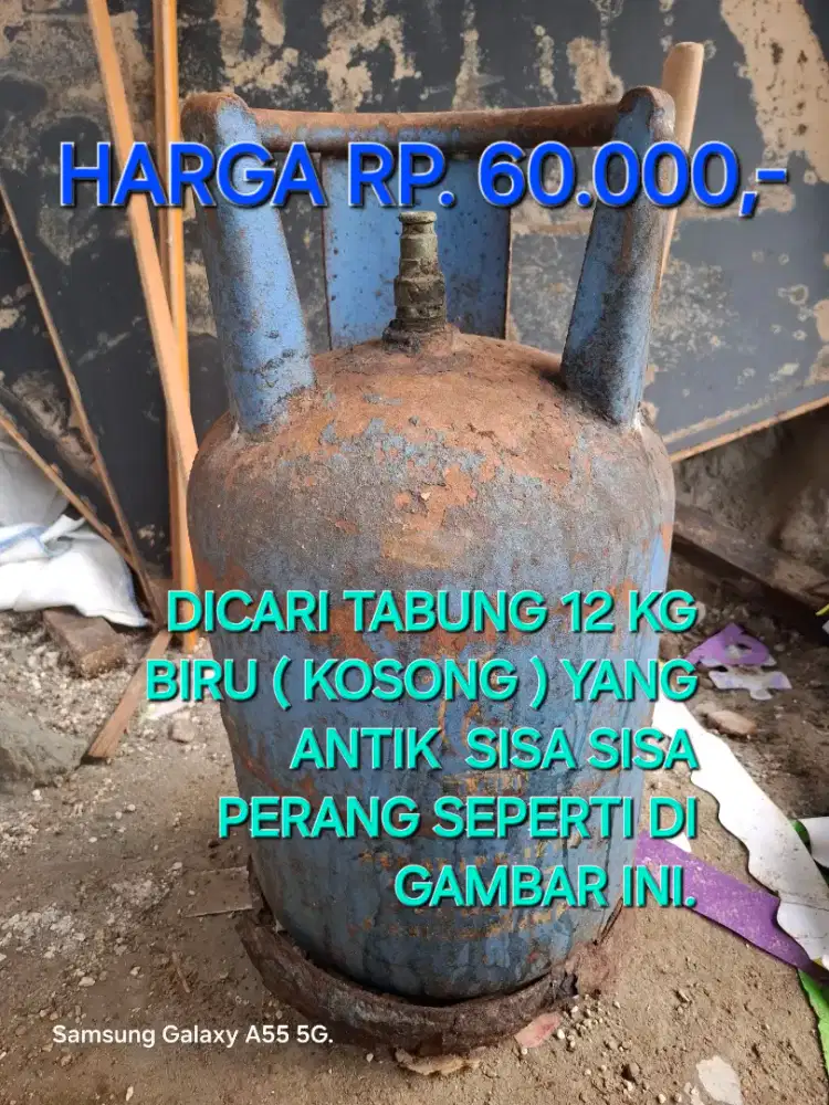 Tabung Gas 12Kg Biru ( KOSONG )