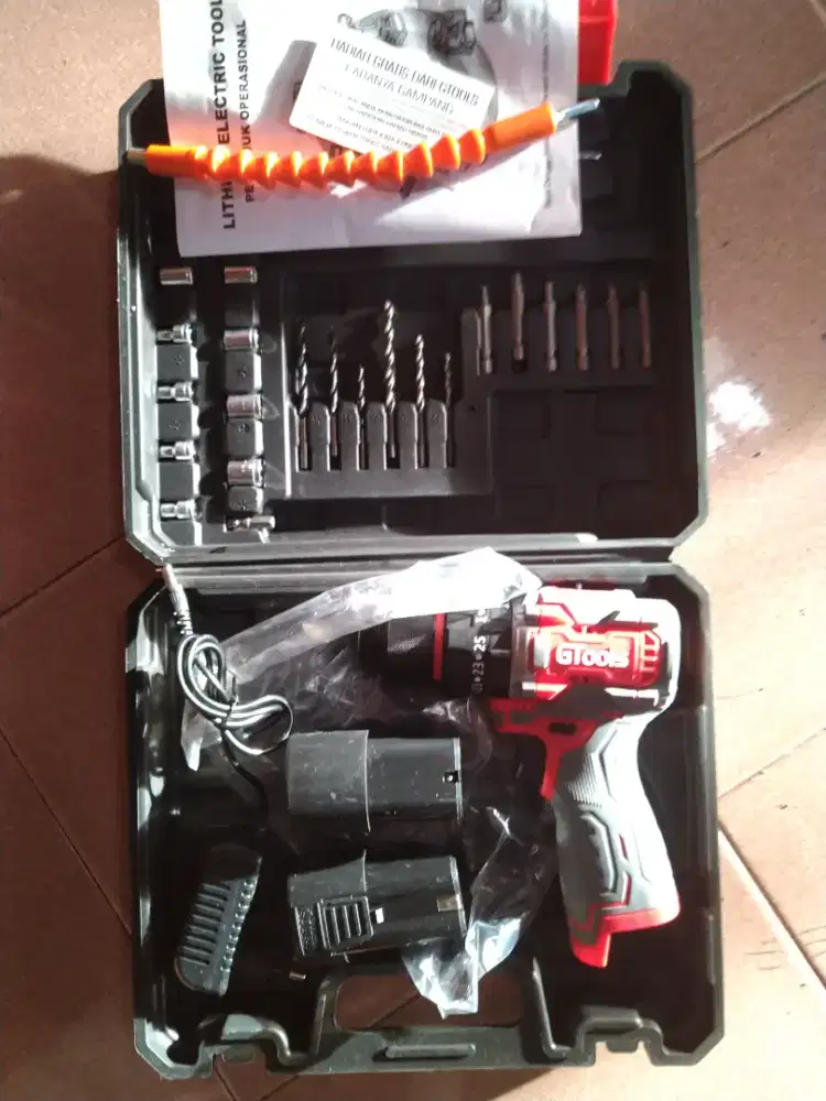 Bor Cordless G tools GT85Pro 2Baterai Fullset Jogja