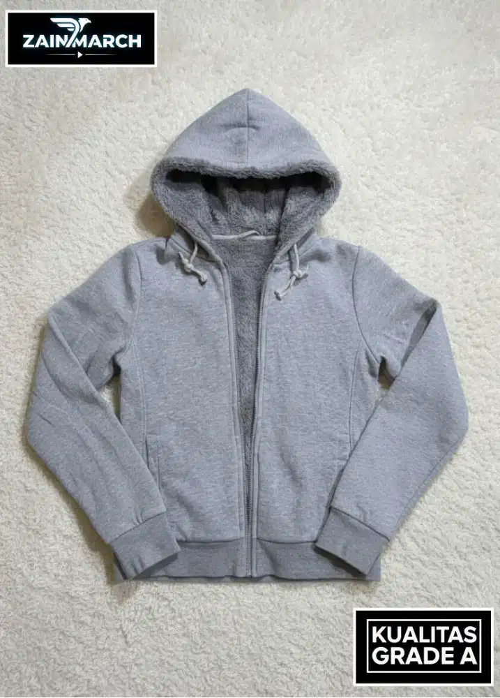 Hoodie Zipper Uniqlo Original 100% No Minus Like New