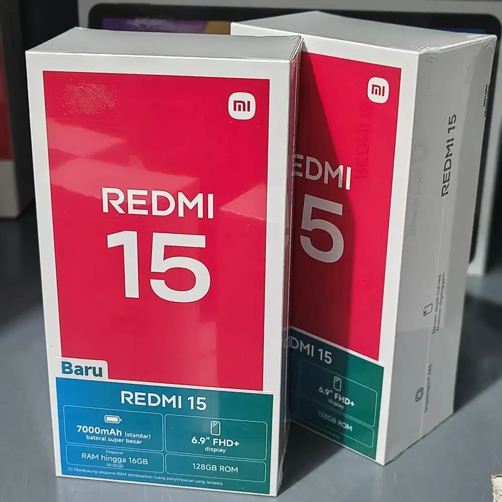 PROMO NEW REDMI 15 GARANSI XIAOMI INDONESIA!! BISA KREDIT TANPA DP!!