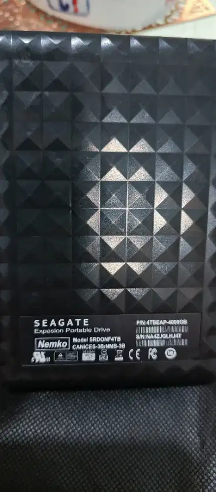 Hardisk 4 tera 4000gb seagate second rasa baru ga jadi pake