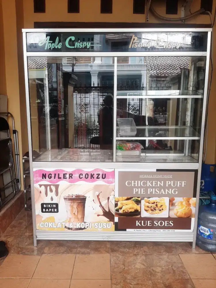 Booth (rombong) utk display makanan dan minuman