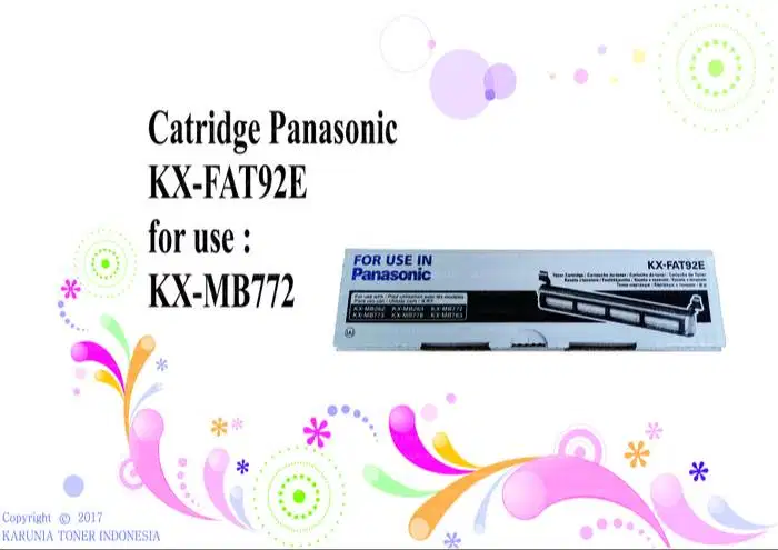 Cartridge Panasonic KX - FAT92E For Use KX - MB772/262/263/773/778/783