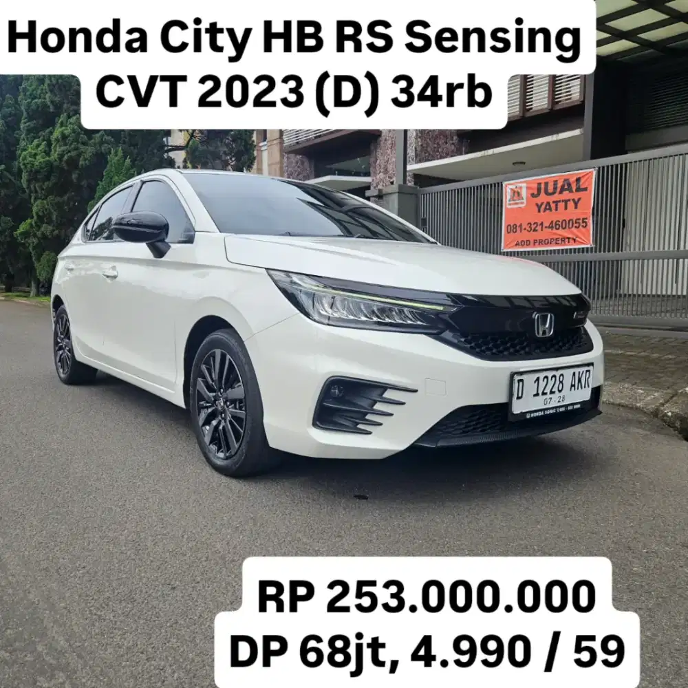 Antik KM 30rban.. Honda City HB RS Sensing CVT 2023 (D)