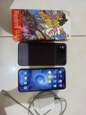 Xiaomi Redmi 9a blue fullset