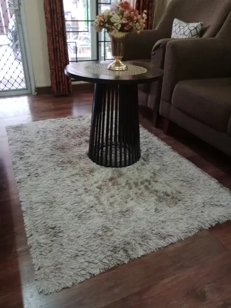 Karpet minimalis berbulu halus